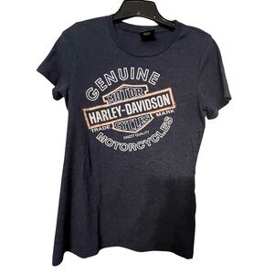 Harley-Davidson size large blue crew neck tee Steel Horse Midlothian,VA